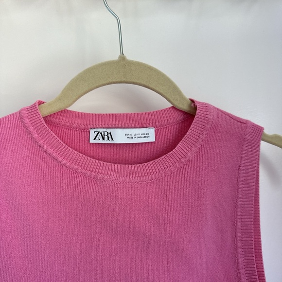 Zara Pink Crop Top! Super comfortable material and perfect for going out!! - Picture 2 of 3